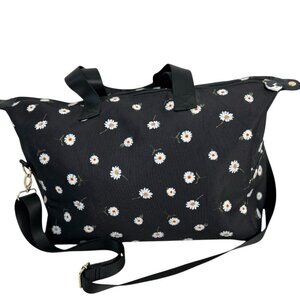 Alice + Olivia Daisy Print Duffel Everyday Bag / Tote Shopping Travel Vacation